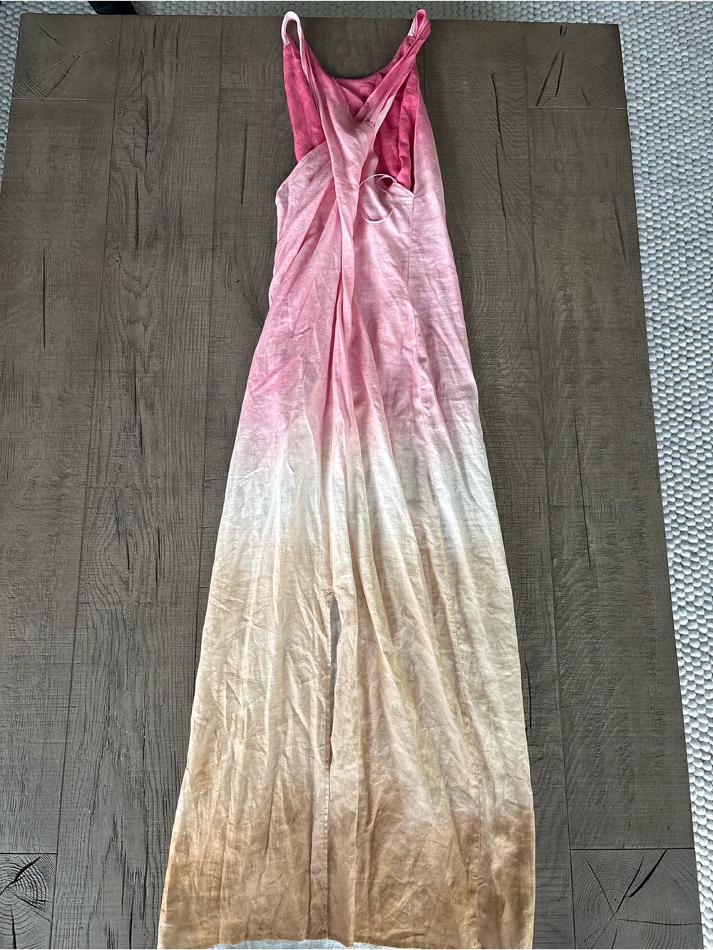 Zara Pink Ombre Slip Dress - Picture 2 of 4
